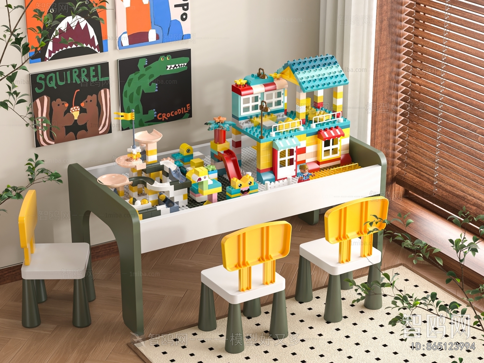 Modern Children's Table/chair