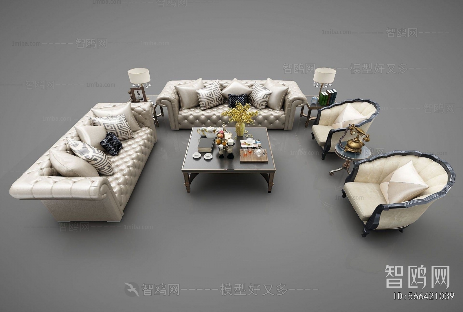 European Style Sofa Combination