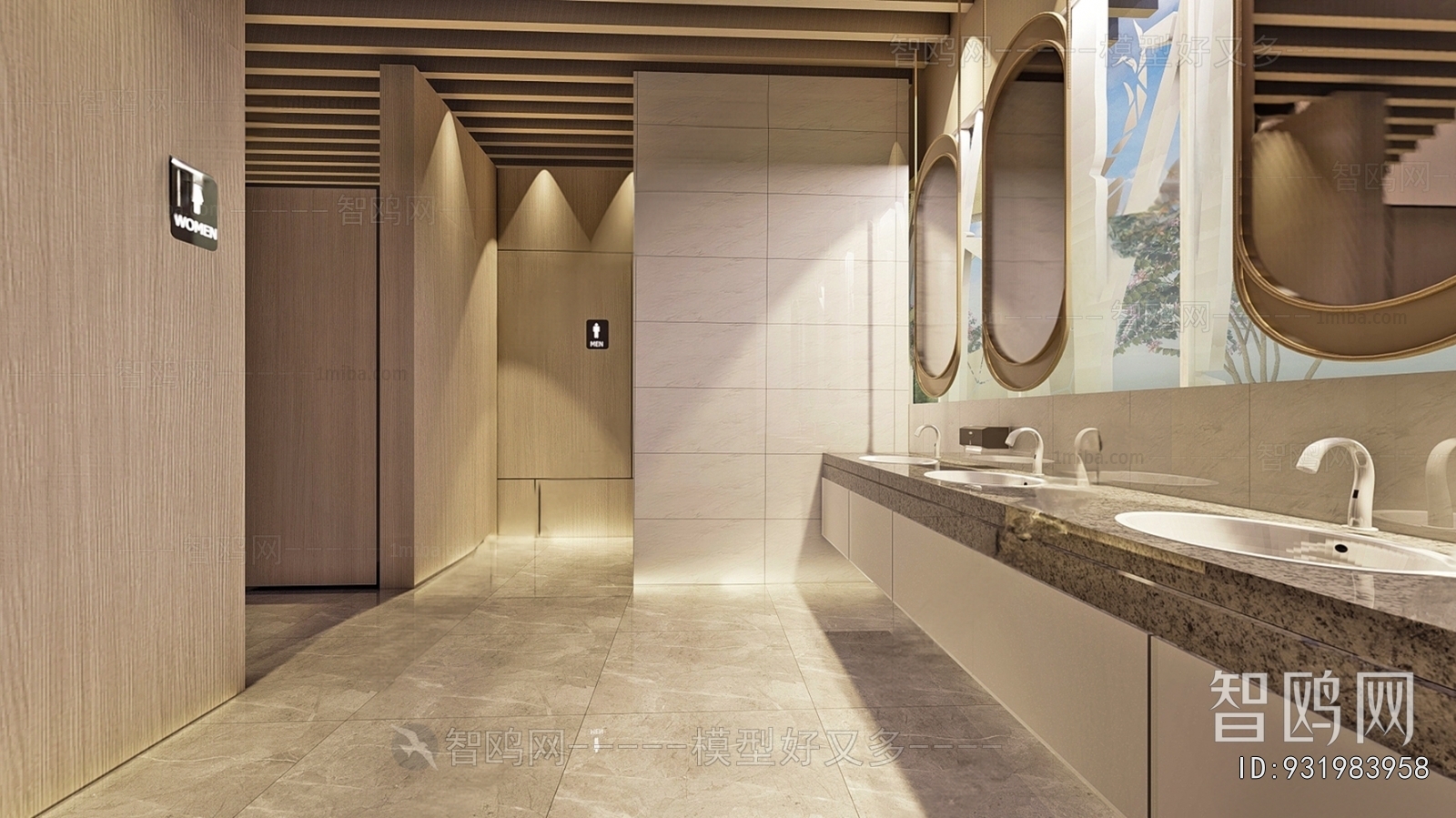 Modern Public Toilet