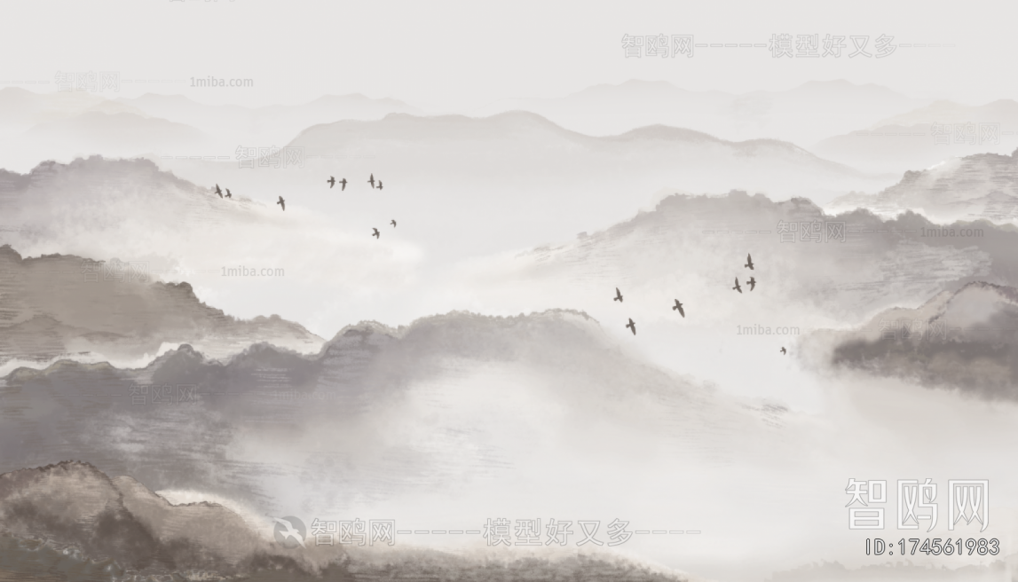中式山水壁纸