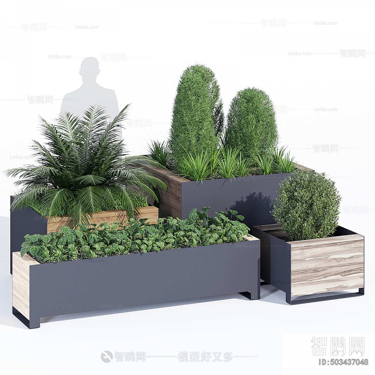 Modern Flower Bed, Flower Bowl, Flower Box