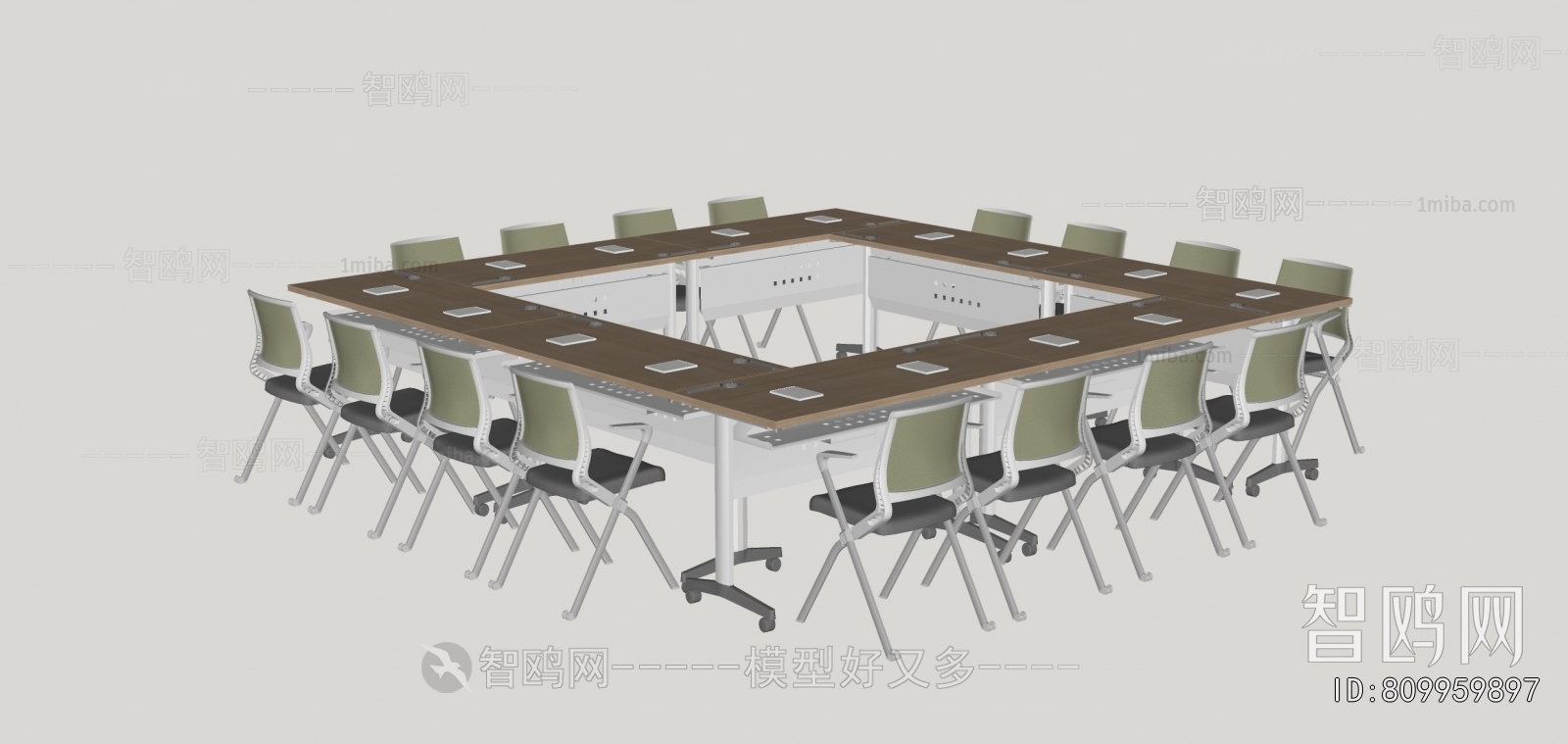 现代会议桌椅组合