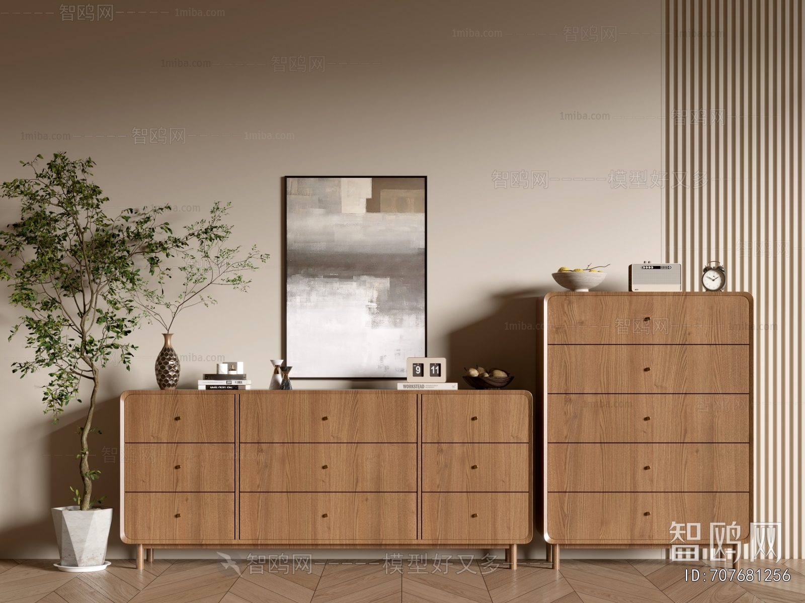 Modern Side Cabinet/Entrance Cabinet