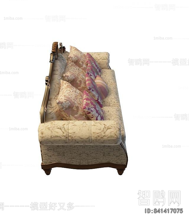 European Style Three-seat Sofa