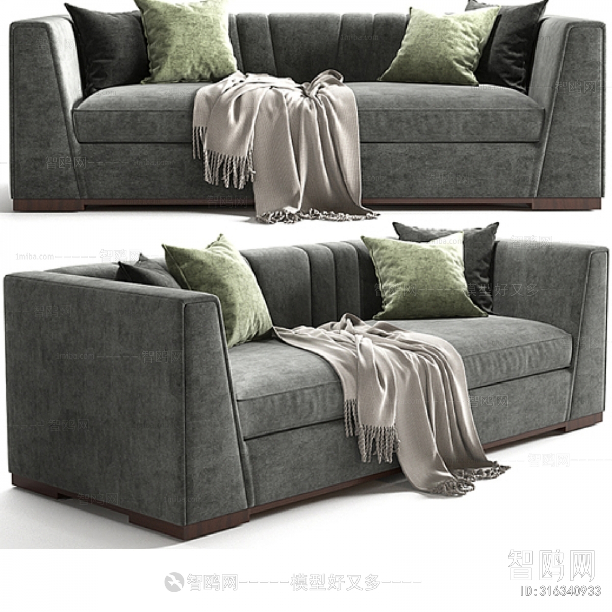 Modern Three-seat Sofa
