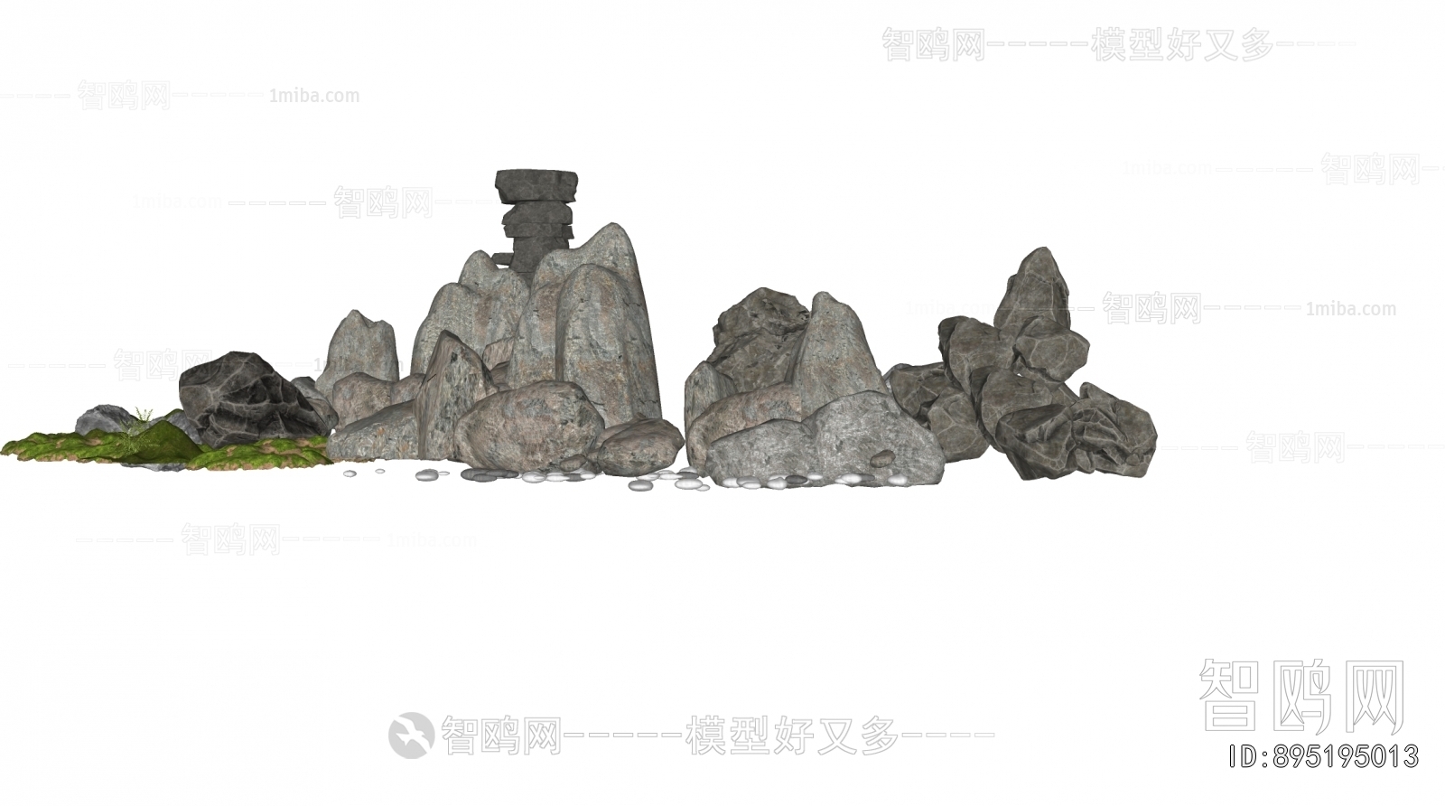 Modern Rockery Waterscape