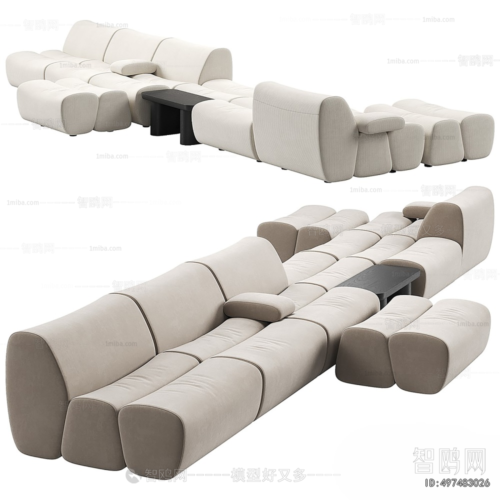 Modern Multi Person Sofa