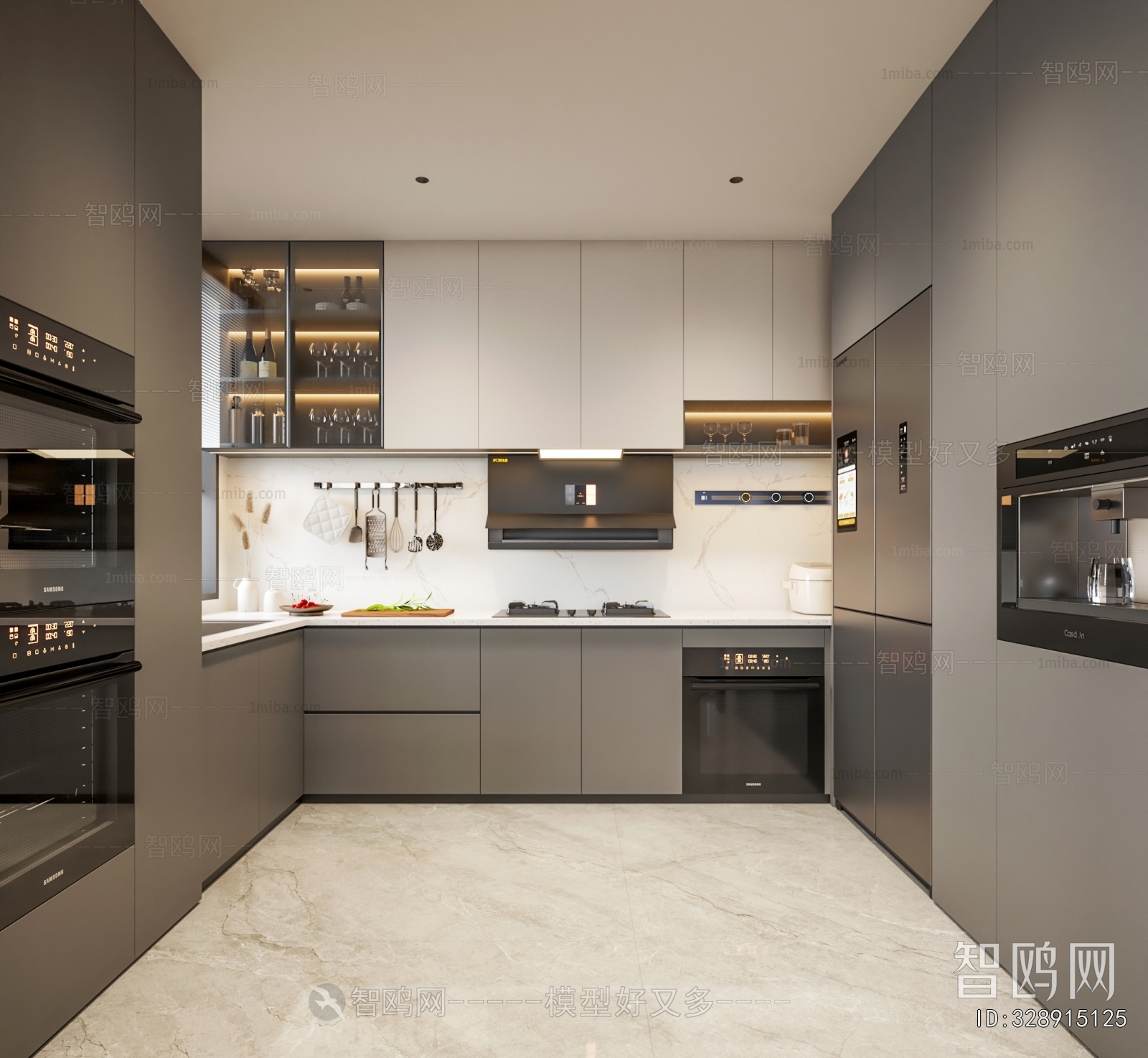 Modern The Kitchen