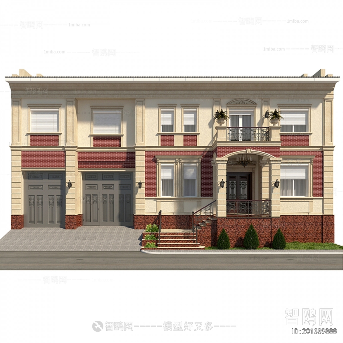 Simple European Style Residential Building