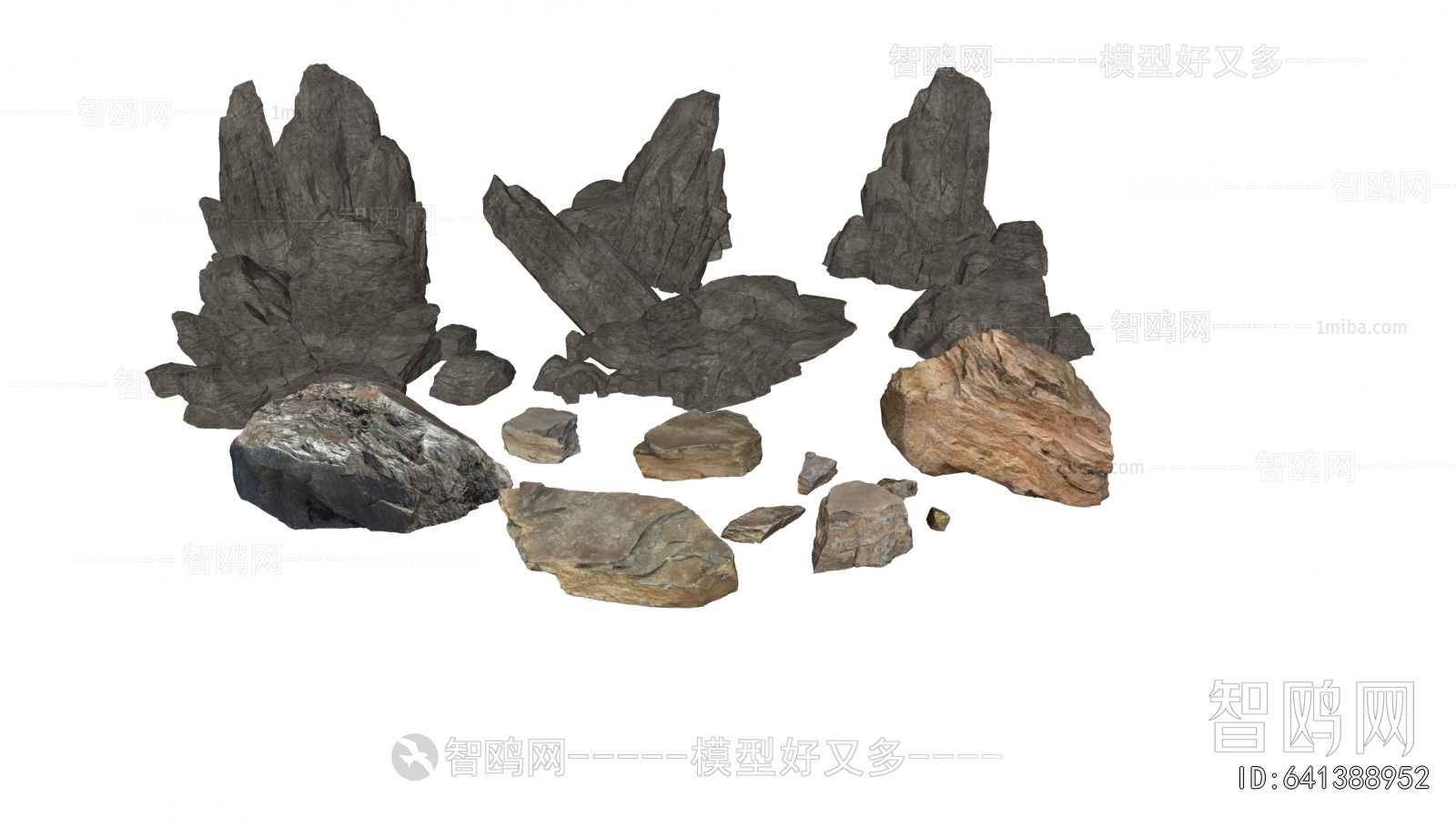 Modern Rockery Waterscape