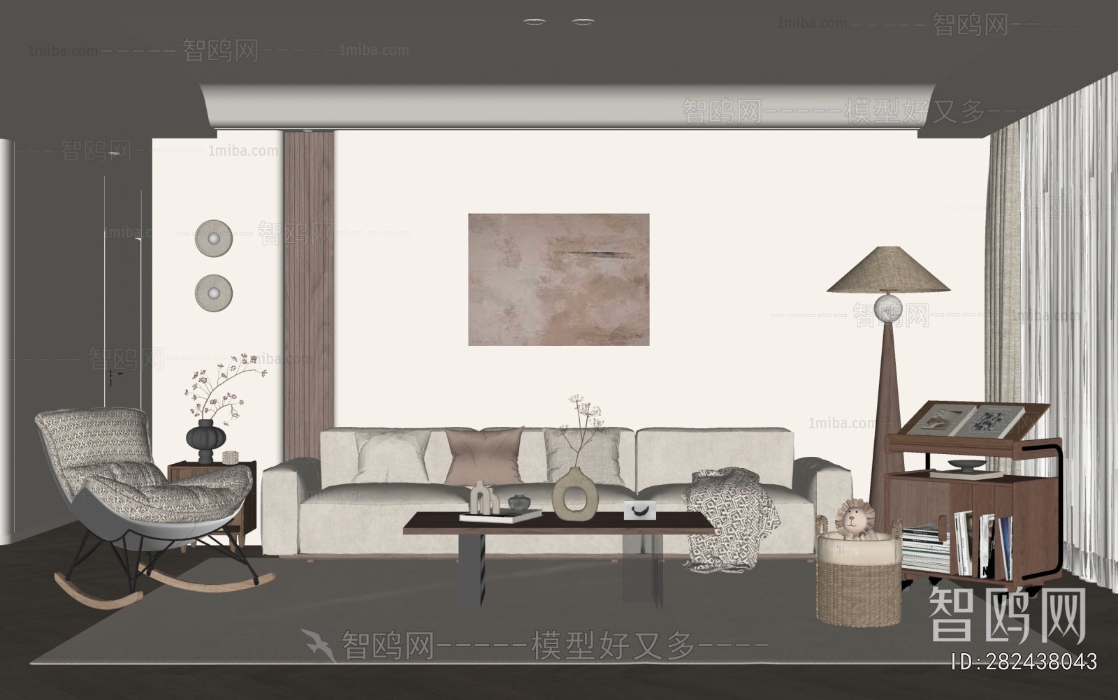 Wabi-sabi Style A Living Room