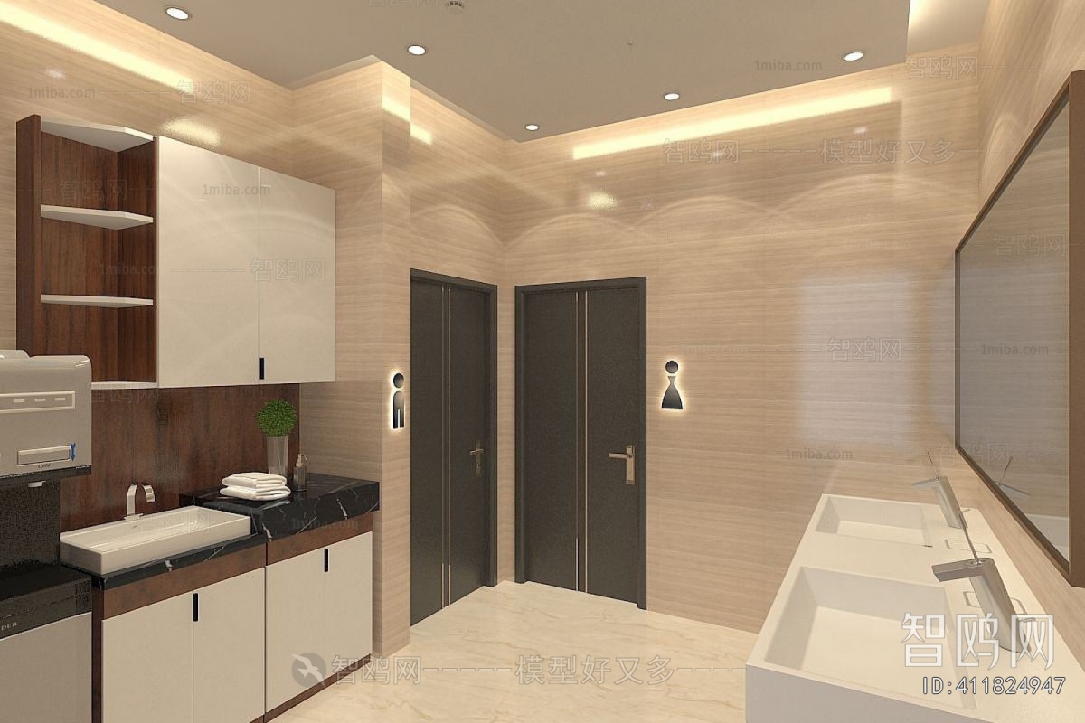 Modern Public Toilet