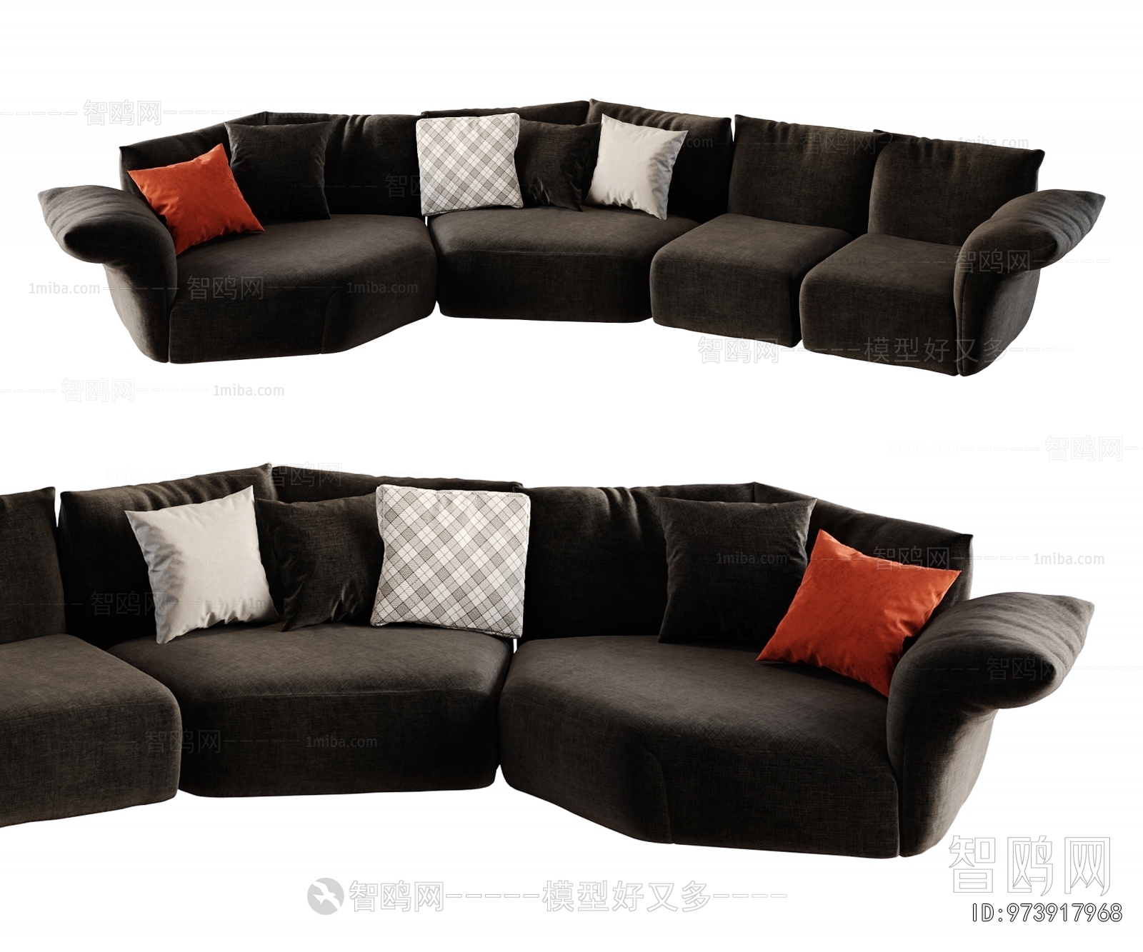 Modern Curved Sofa