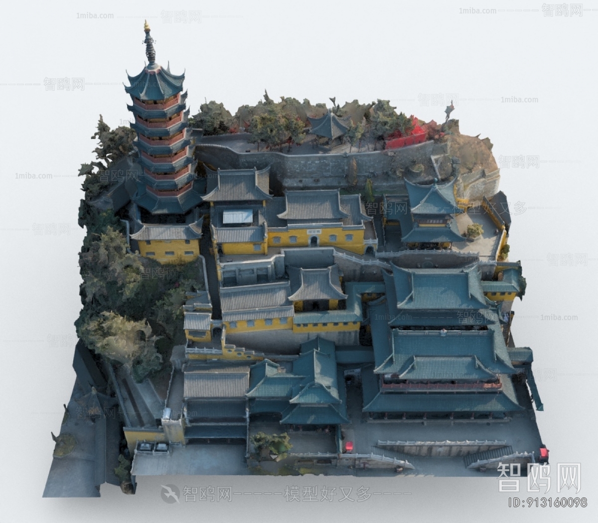 Chinese Style Architectural Bird's-eye View Planning