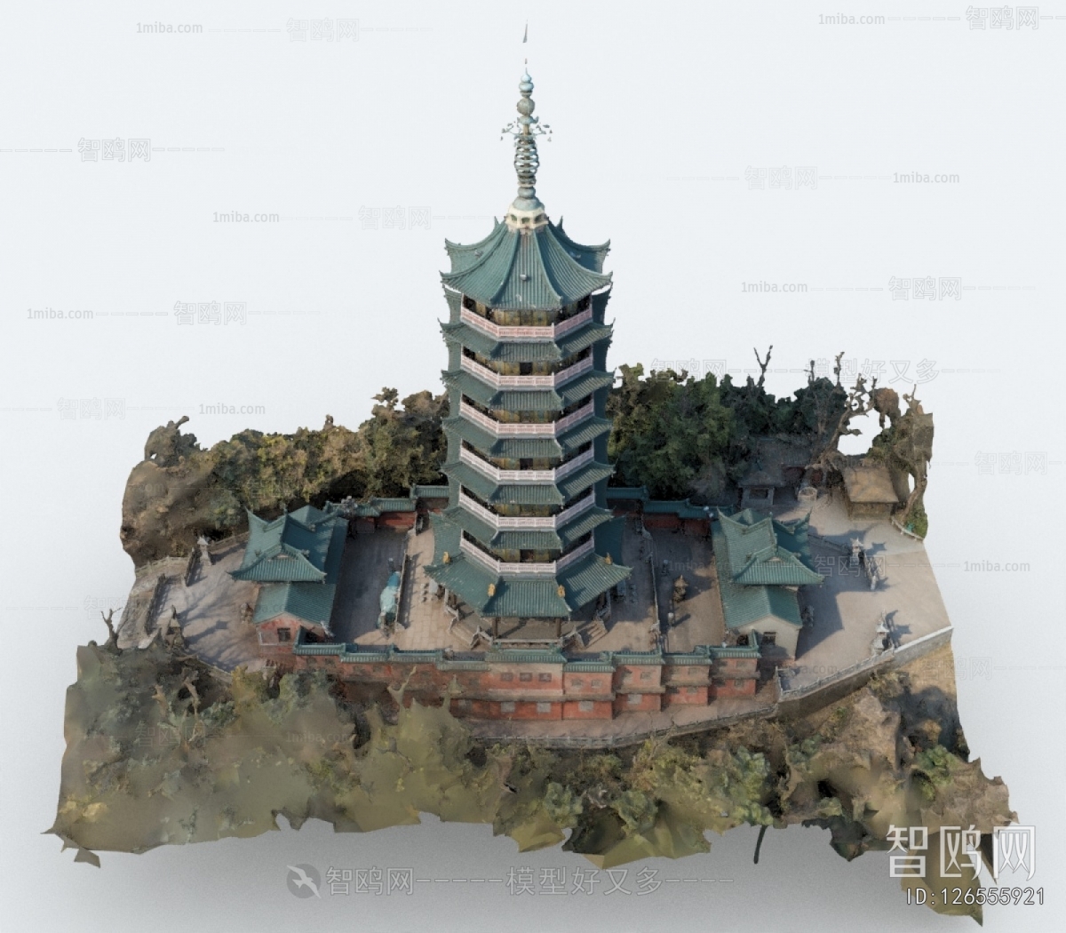 Chinese Style Architectural Bird's-eye View Planning