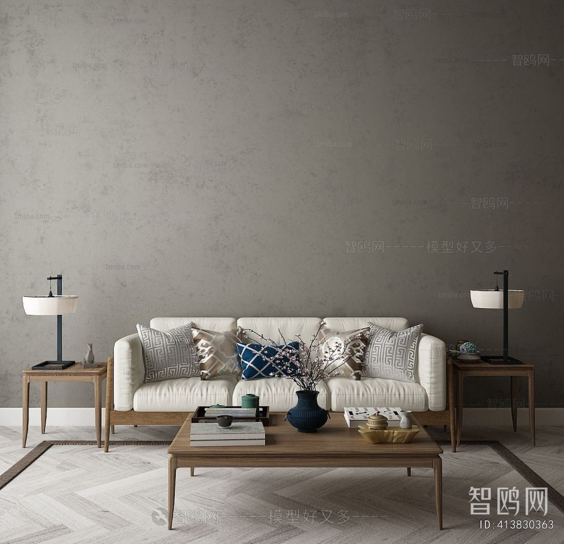 Modern Three-seat Sofa