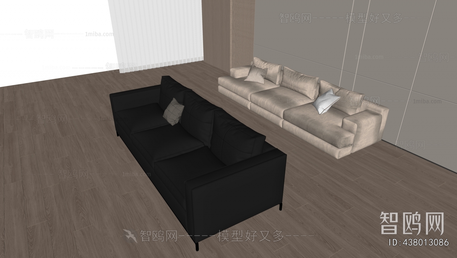 Modern Three-seat Sofa