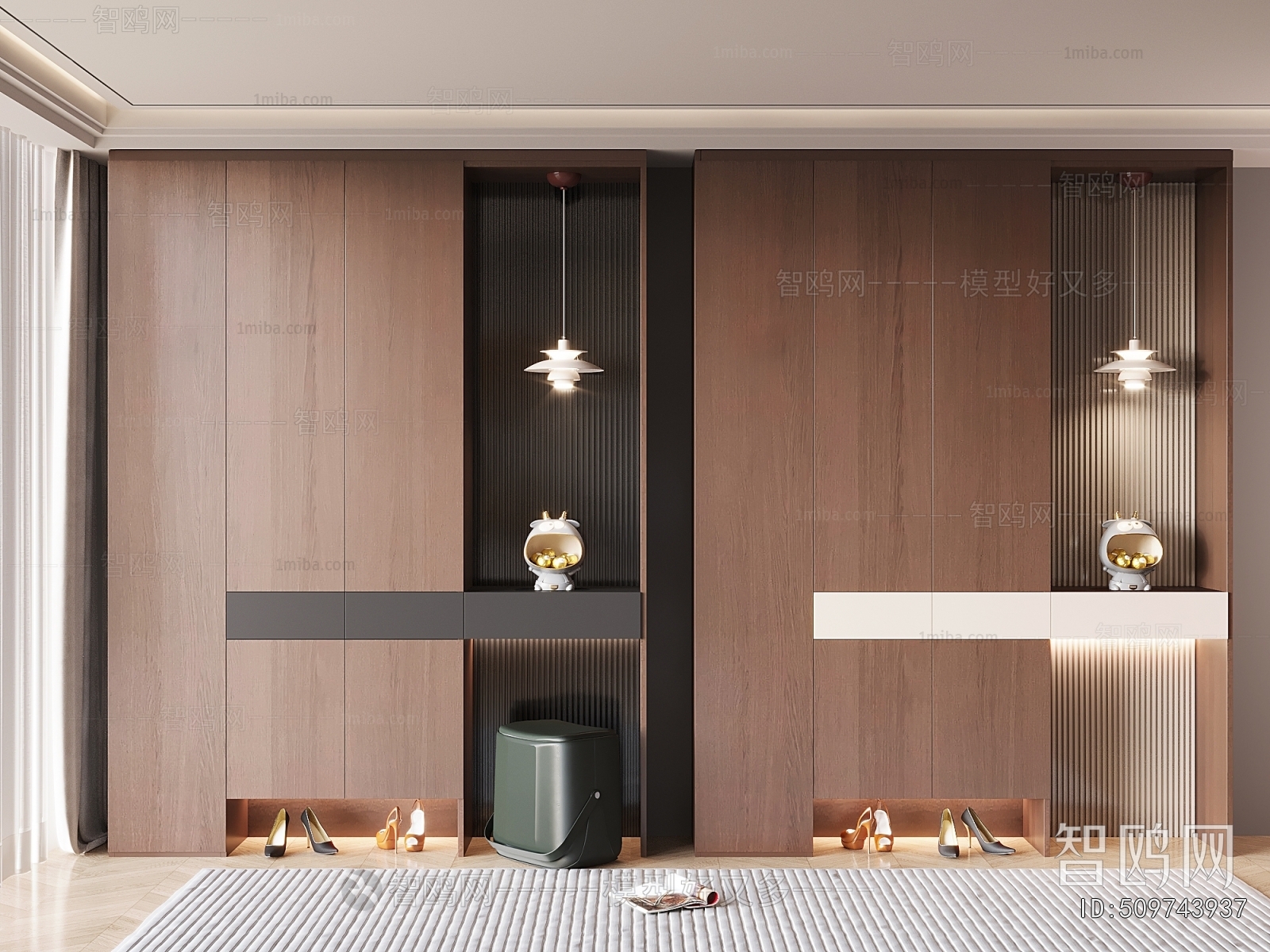 French Style Shoe Cabinet