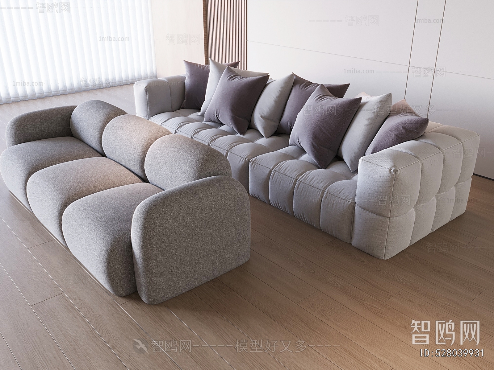Modern Three-seat Sofa