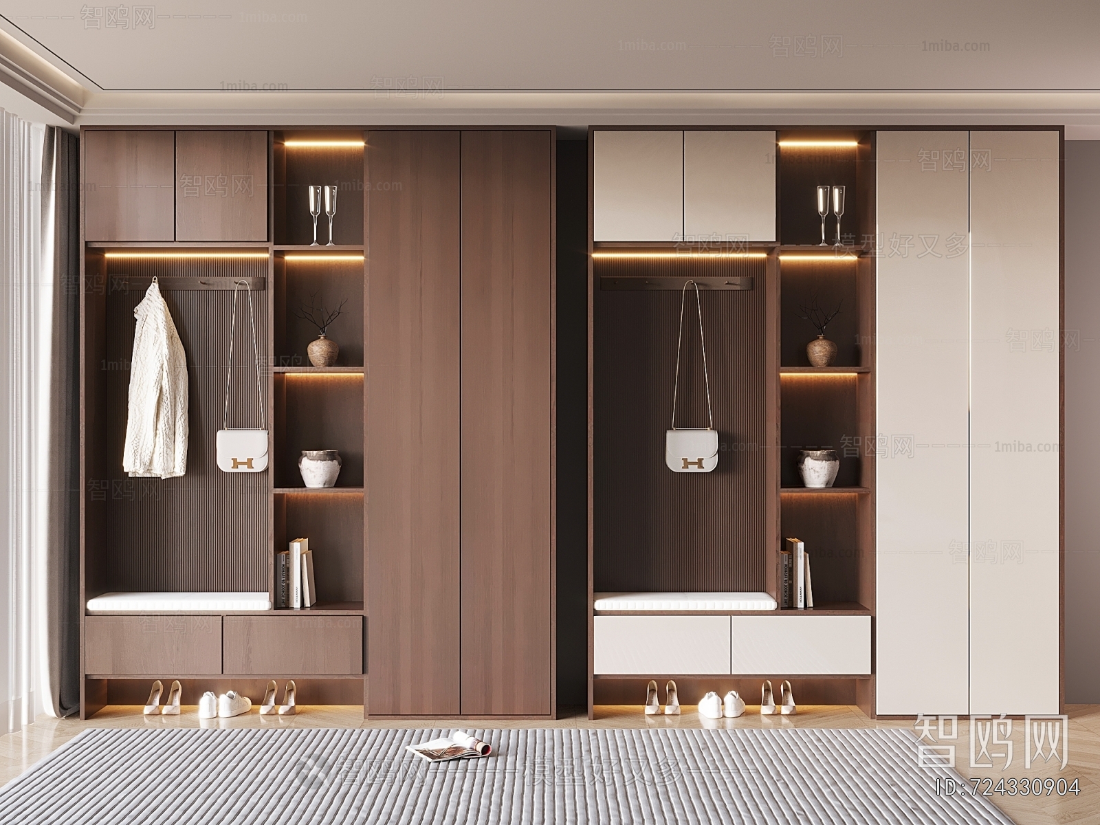 French Style Shoe Cabinet