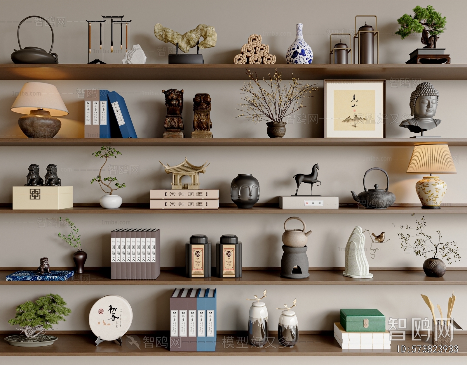 New Chinese Style Decorative Set