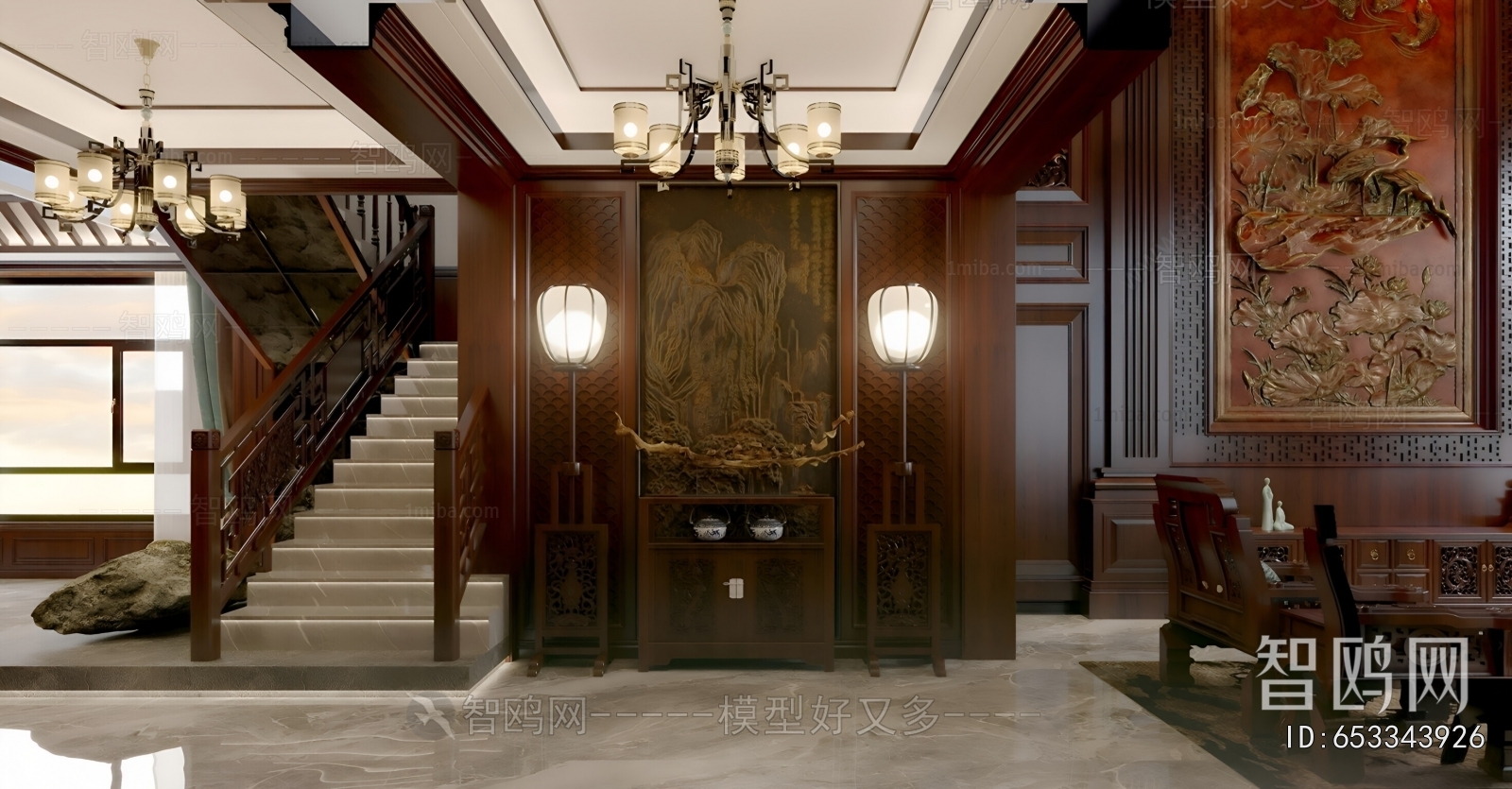 Chinese Style Hallway