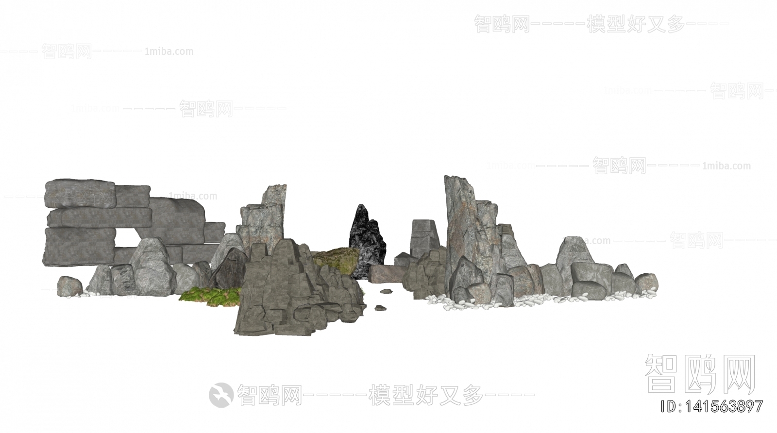 Modern Rockery Waterscape