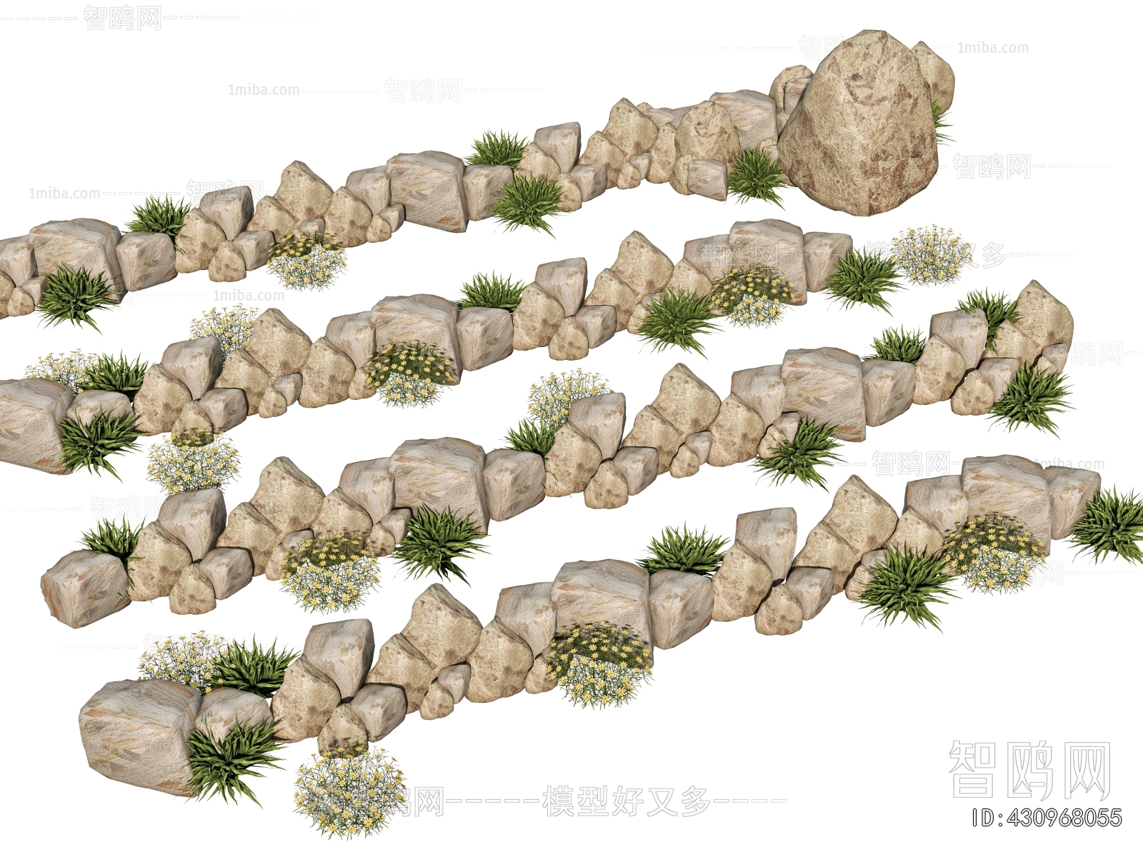 Modern Rockery Waterscape