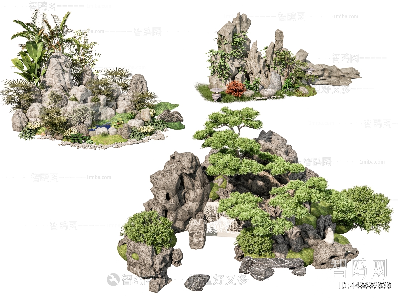 Modern Rockery Waterscape