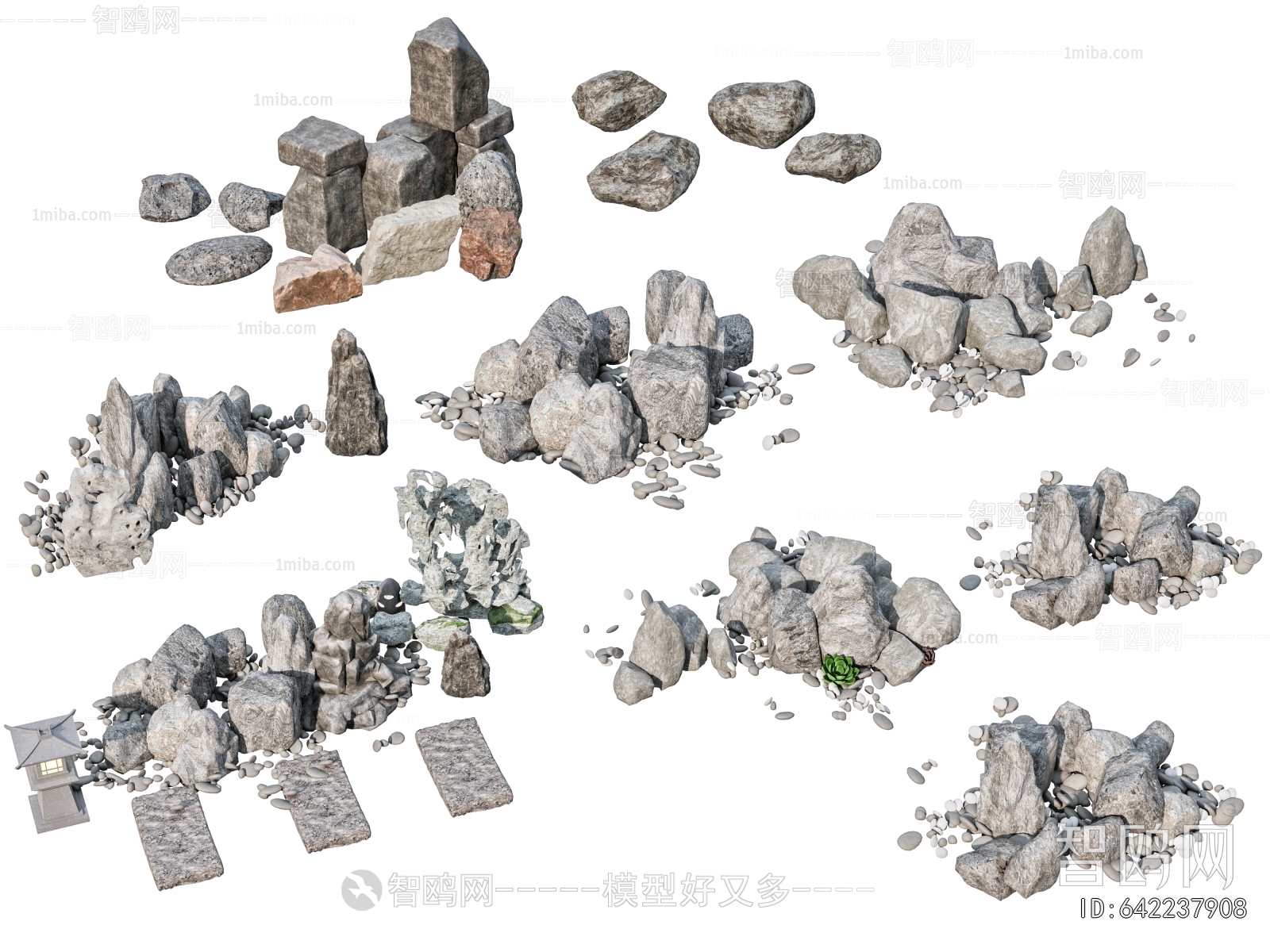 Modern Rockery Waterscape