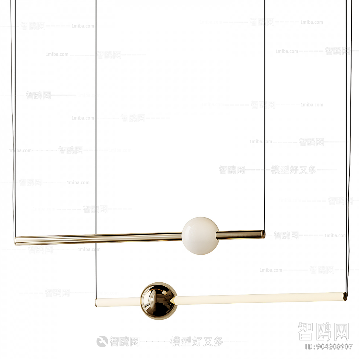 Modern Long Chandelier