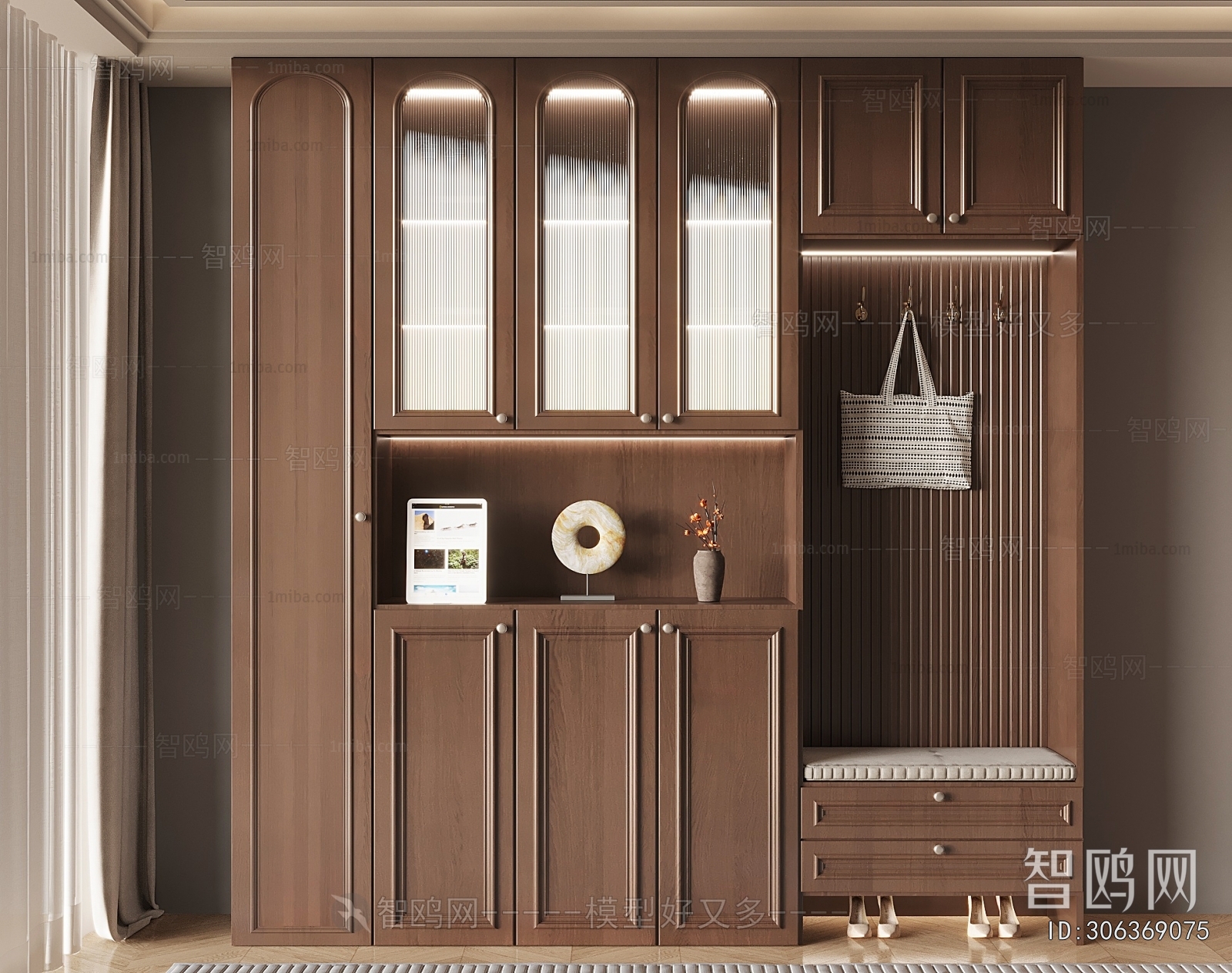 French Style Shoe Cabinet