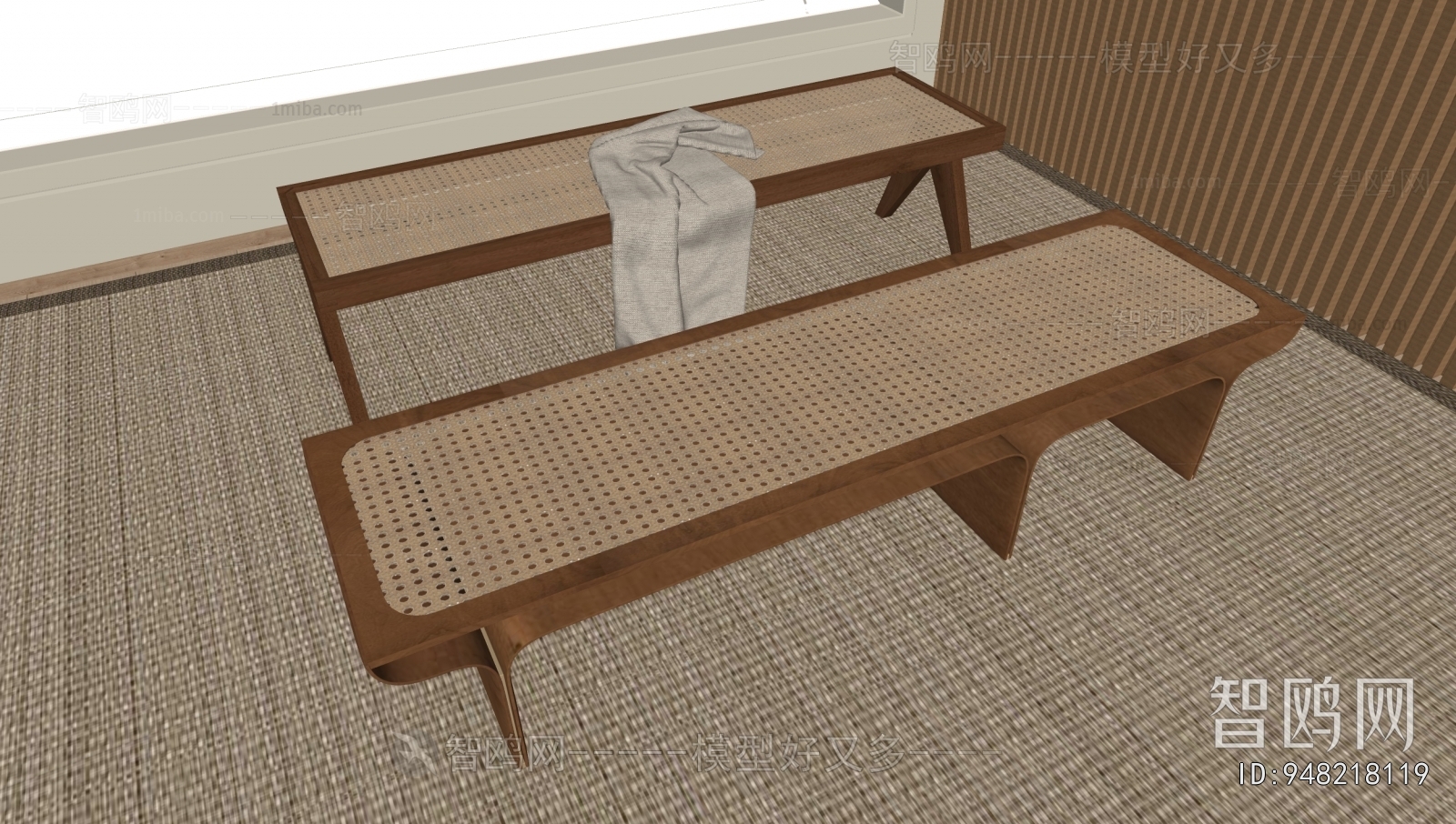 French Style Sofa Stool