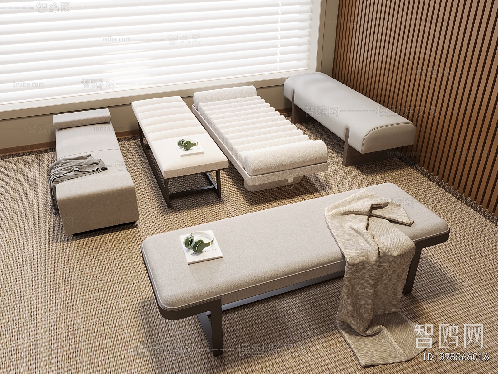 French Style Sofa Stool