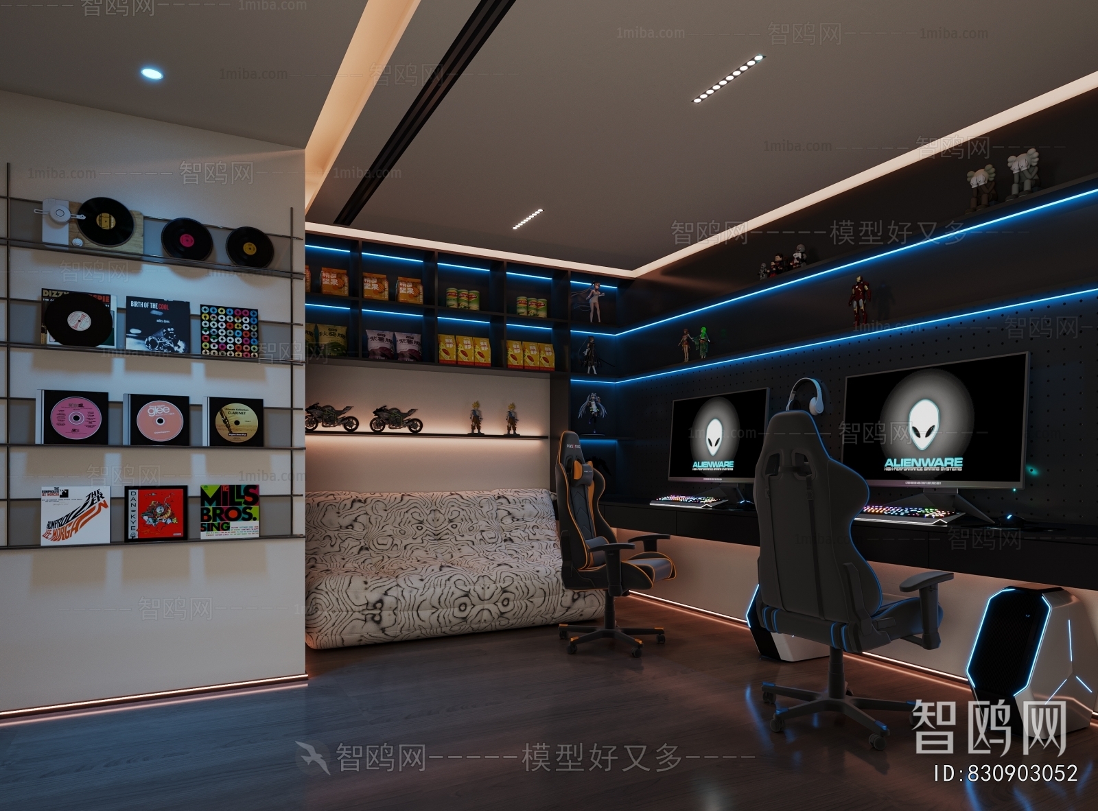 Modern E-sports Room