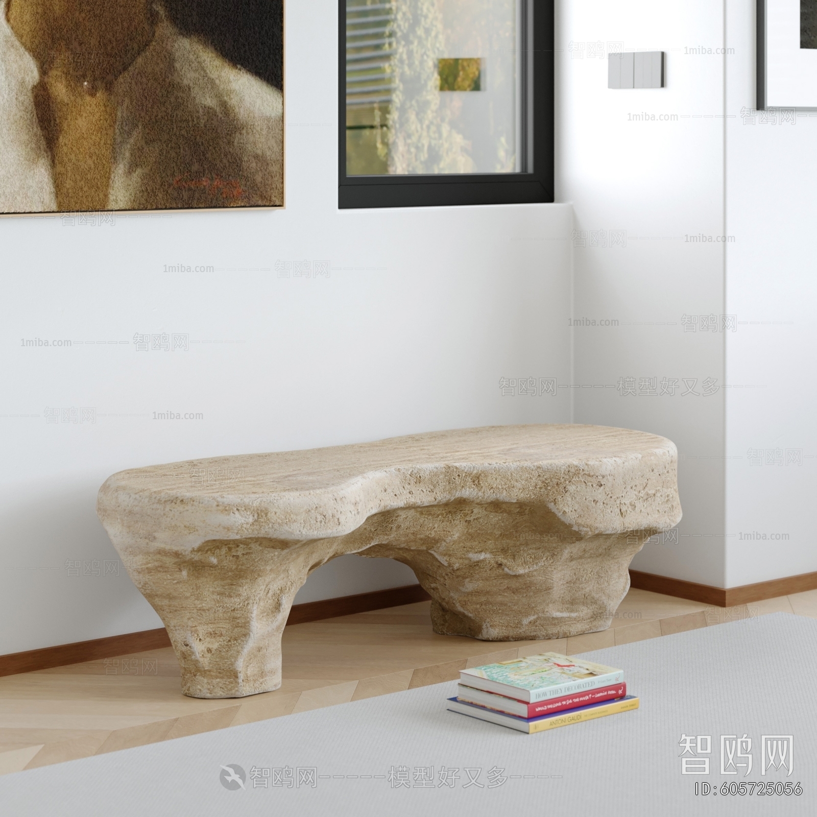 Wabi-sabi Style Stool