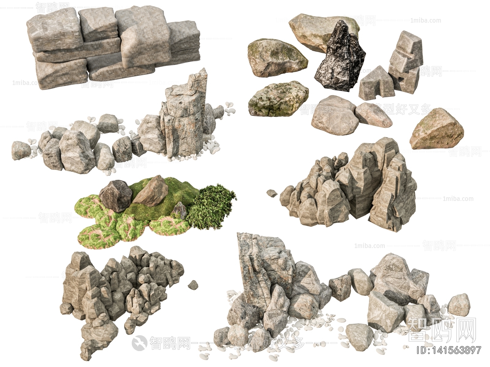 Modern Rockery Waterscape