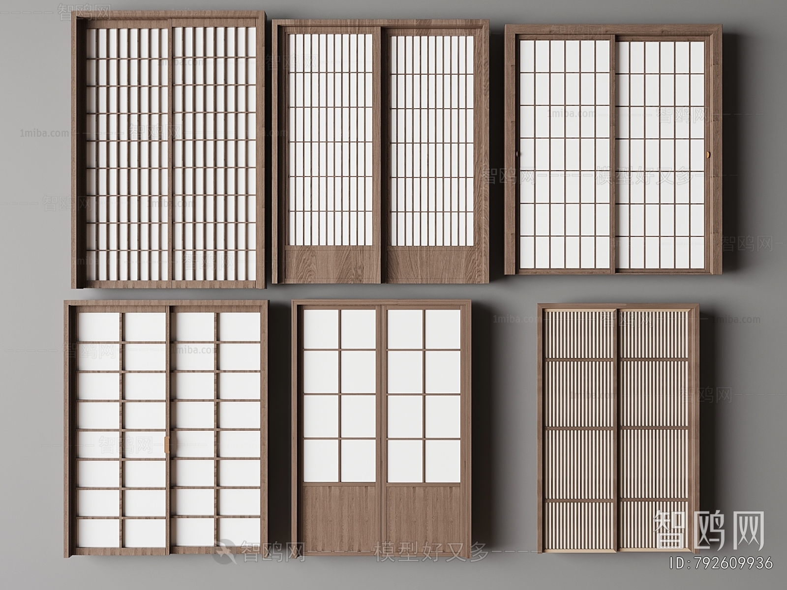 New Chinese Style Sliding Door