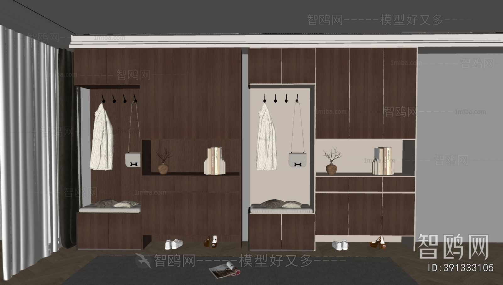 French Style Shoe Cabinet