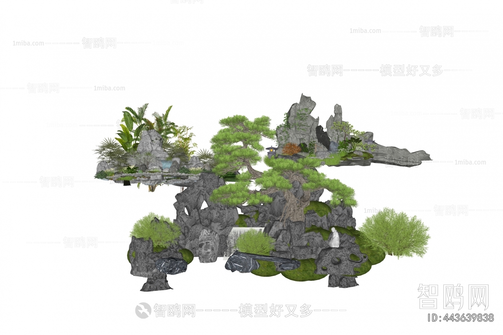 Modern Rockery Waterscape