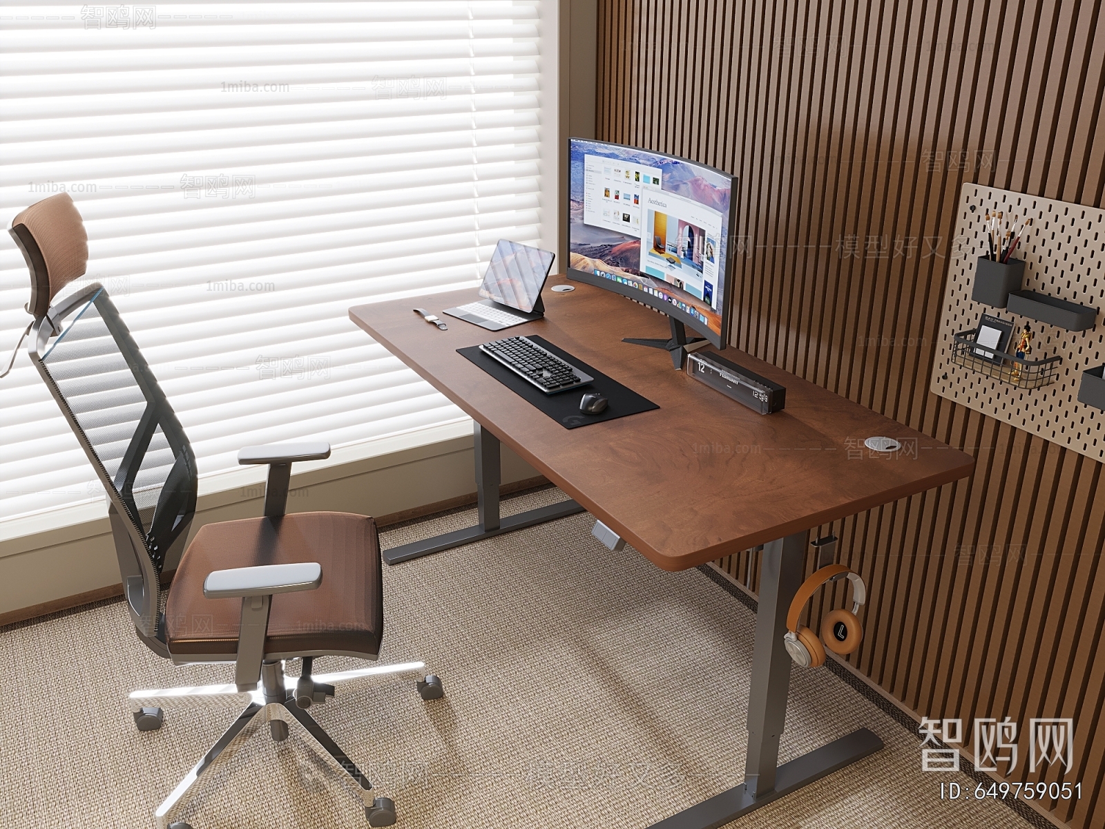 French Style Computer Desk