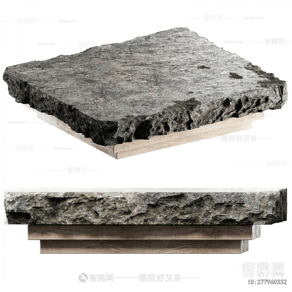 Wabi-sabi Style Coffee Table