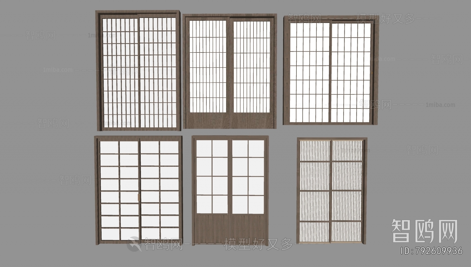 New Chinese Style Sliding Door