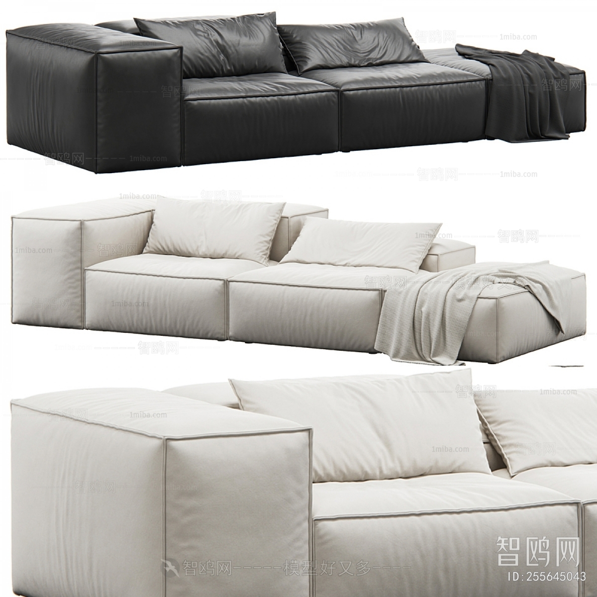 Modern Multi Person Sofa