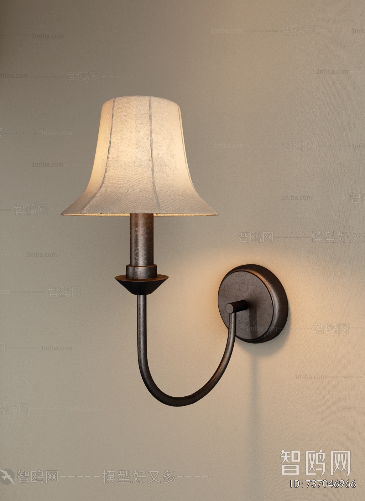 Wabi-sabi Style Wall Lamp