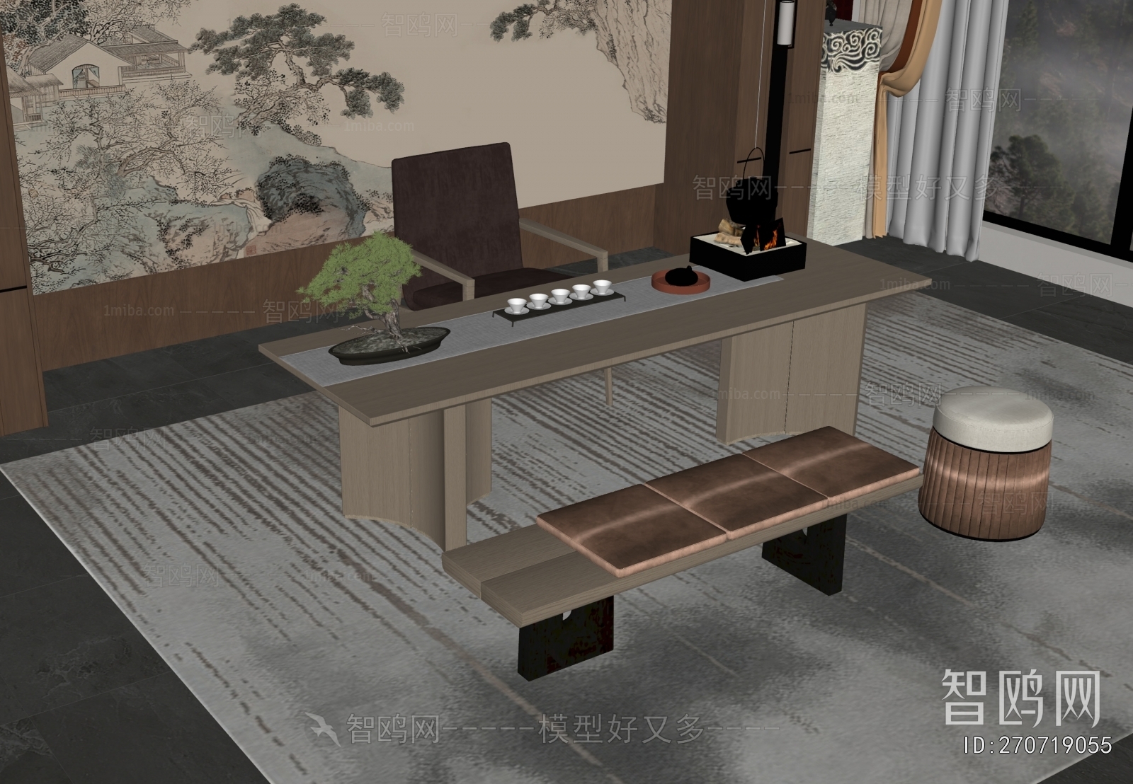 New Chinese Style Tea Tables And Chairs