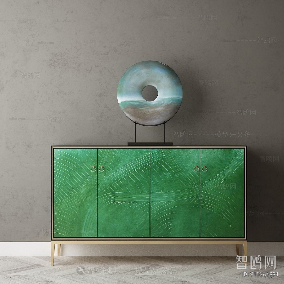 New Chinese Style Entrance Cabinet