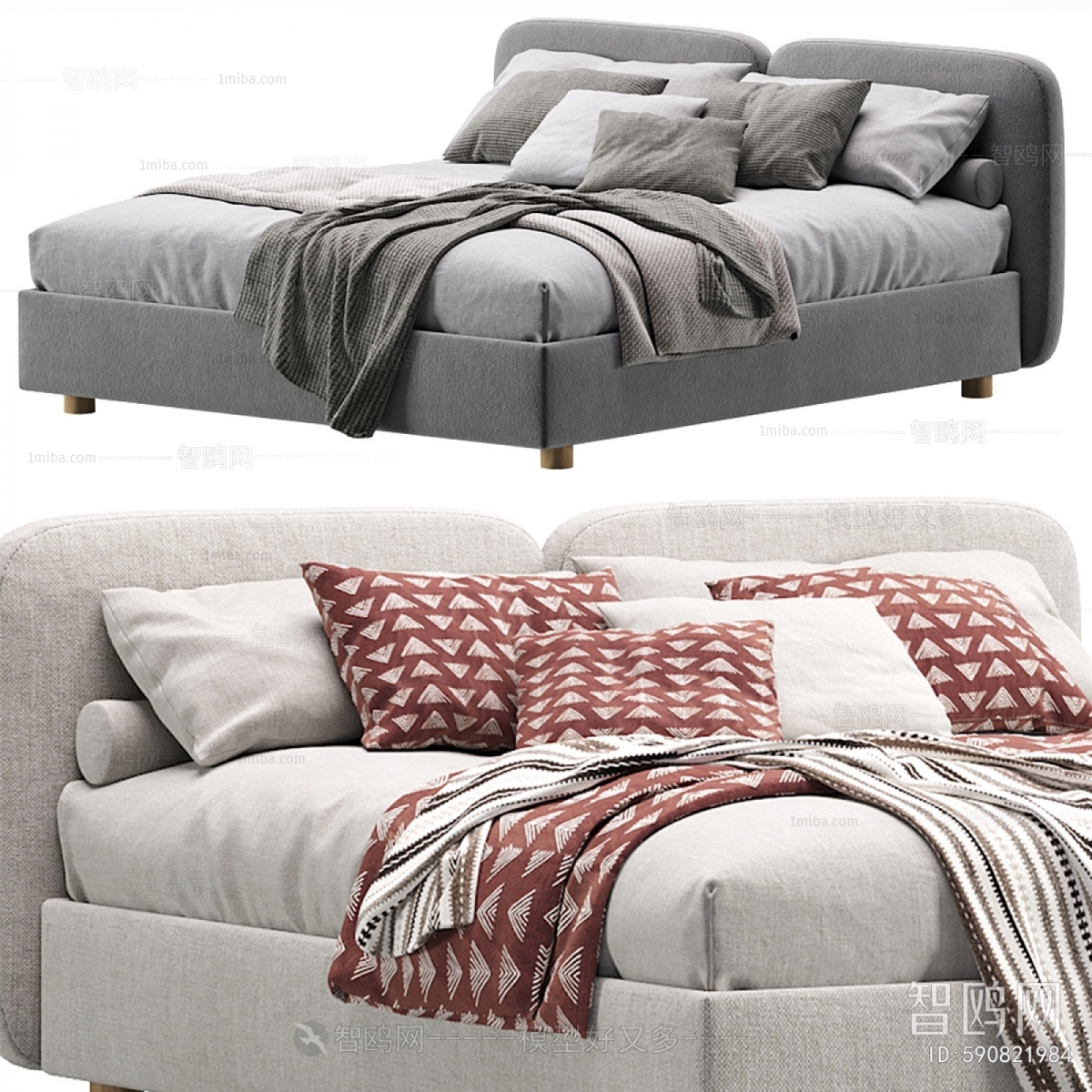Modern Double Bed