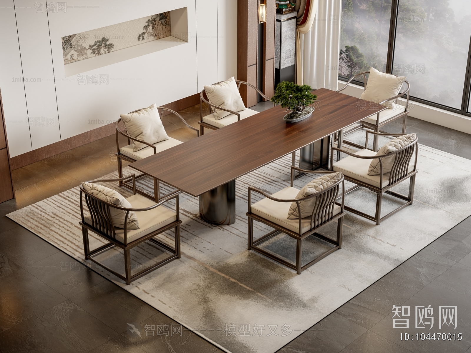 New Chinese Style Dining Table And Chairs