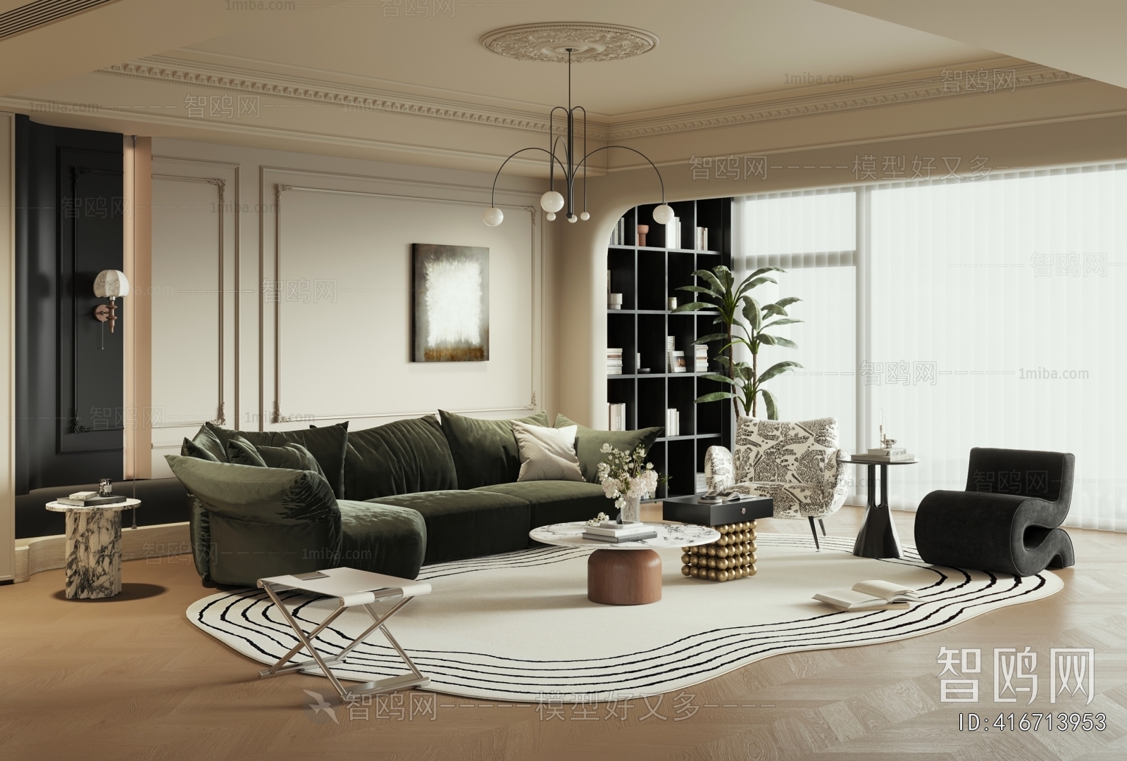 French Style A Living Room